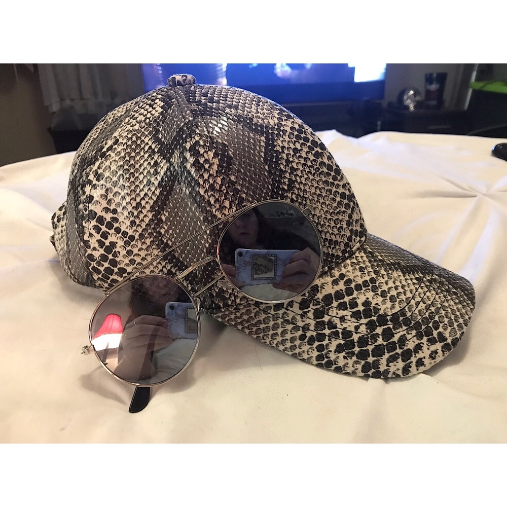 Snake skin hat